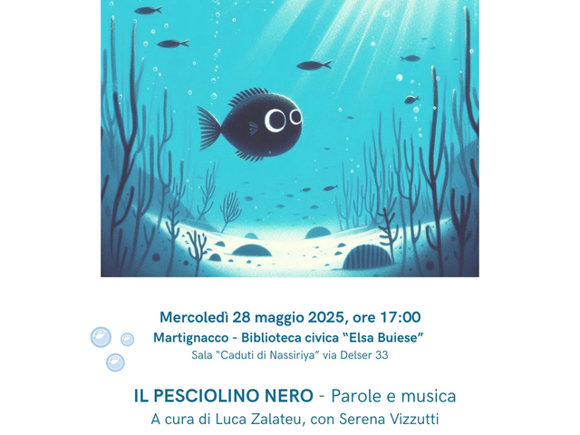 Il pesciolino nero - parole e musica